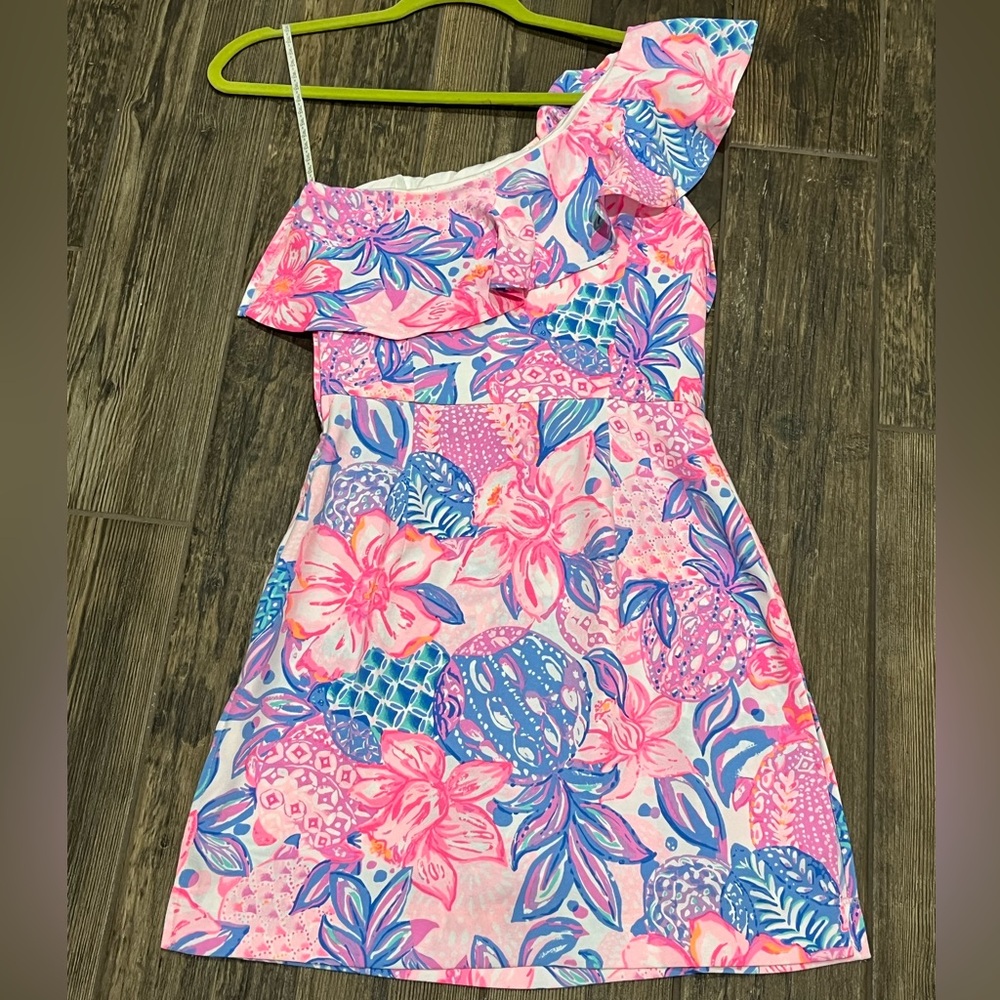 Lilly Pulitzer one shoulder dress NWT - Picture 3 of 5